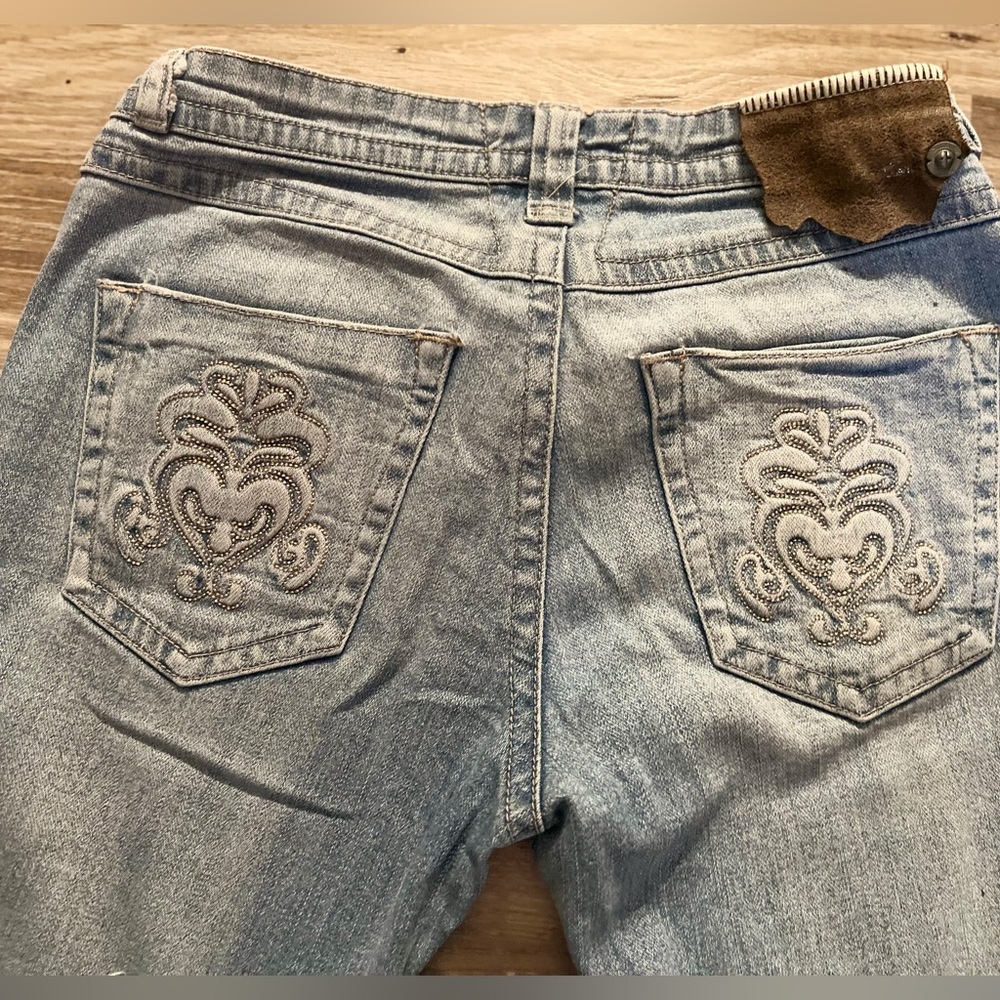 Industrial Cotton Flare Jeans